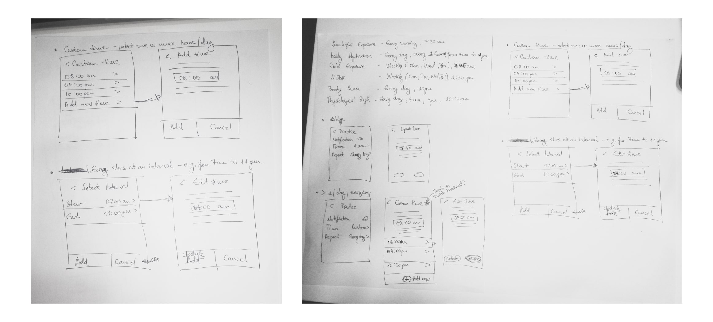 Step 1: sketches